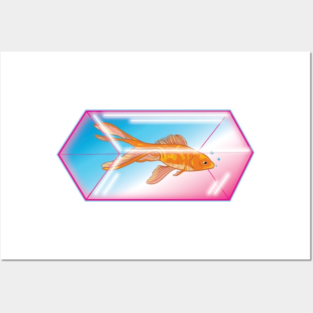 Crystalized Goldfish Wall Art by Levys Artistry